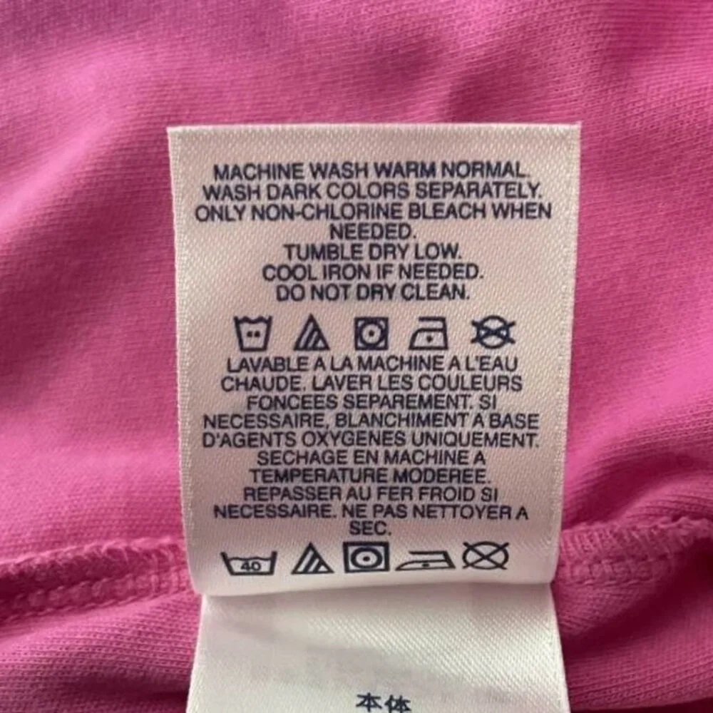 Lands’ End Pink Cotton Midi Dress Size 14 Cottagecore Minimalist Soft Girl